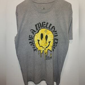 Rare Mellow Mushroom "Have A Mellow Day" Face Melt Tee Shirt Mens Size Large
